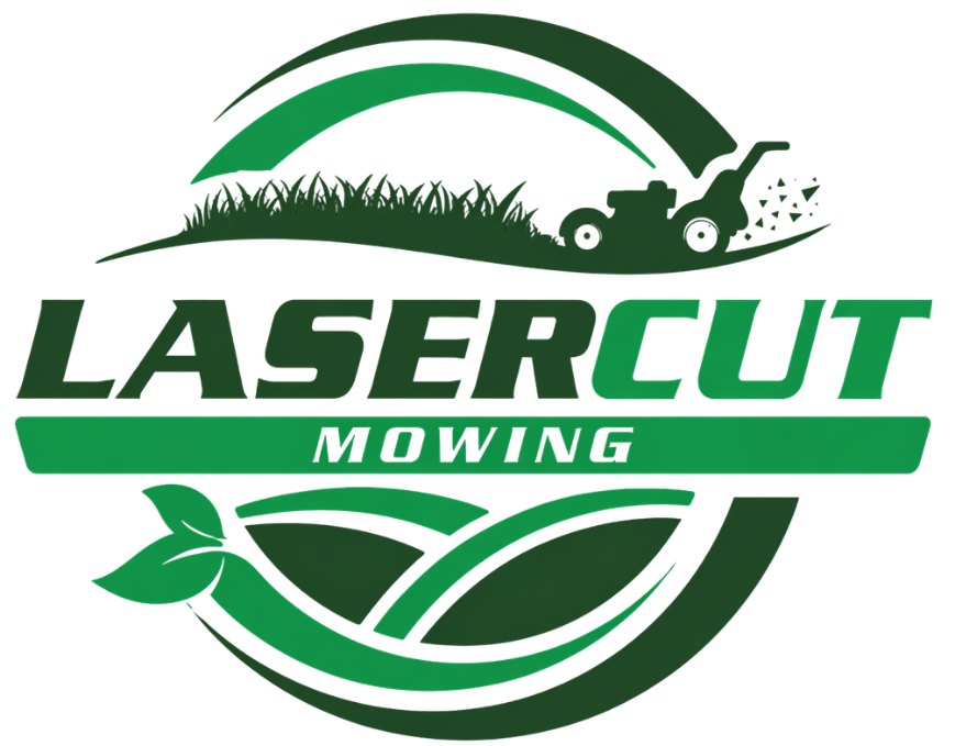 Laser Cut Mowing logo